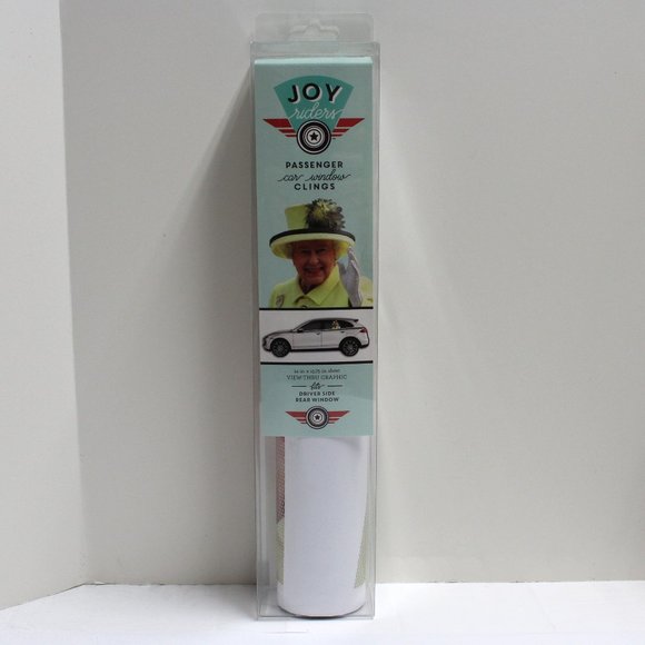 New Joy Riders Queen Passenger Car Window Cling for Driver's Side Rear Window - Picture 1 of 9